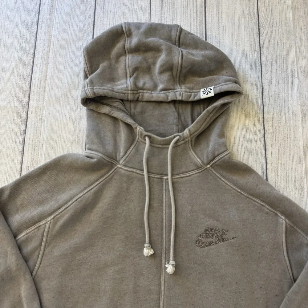 Nike Sportswear Fleece Pullover Hoodie Sweatshirt Stone DM5614-289 Size‎ Small